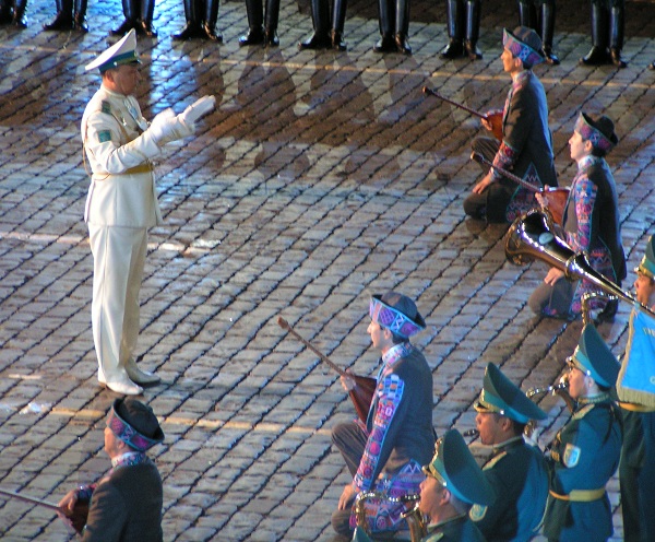 Оркестр и рота почетного караула Республиканской гвардии Казахстана