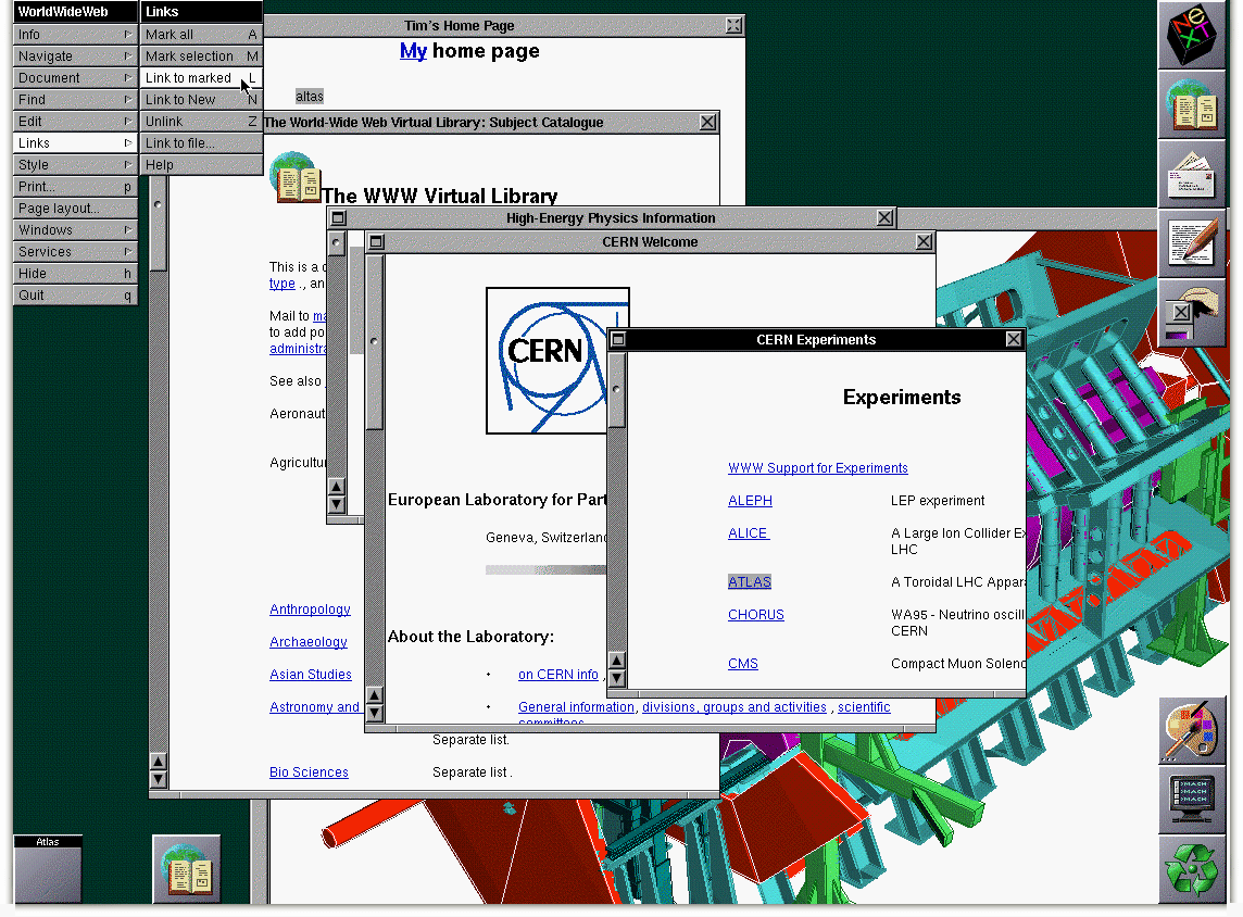 Первый интернет браузер