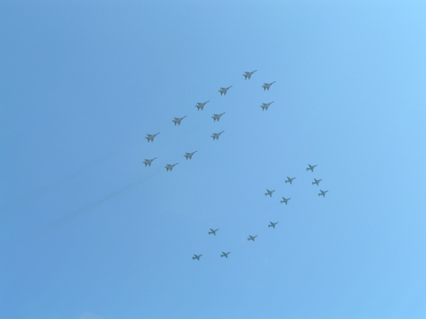 Военный парад в Москве, авиация