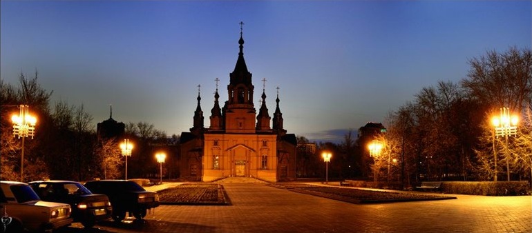 Александро-Невская церковь в Челябинске